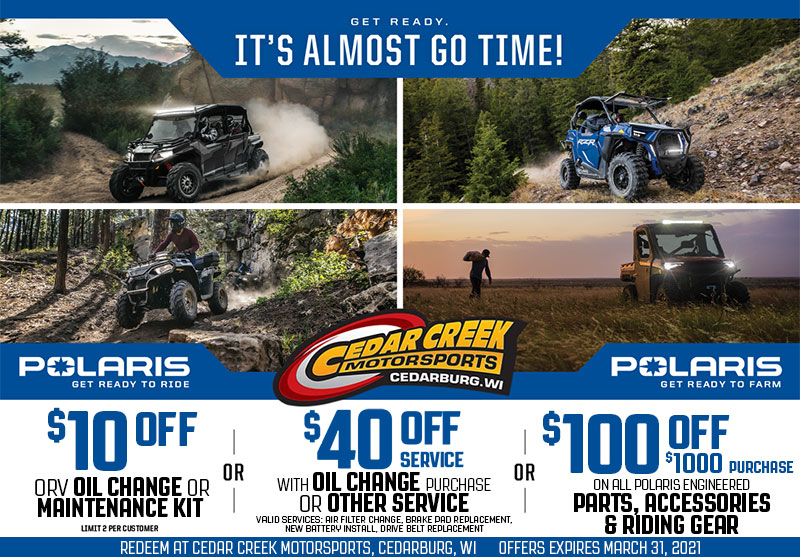 coupon Polaris Sportsman Ranger RZR General Oil Change Kit Maintenance coupon good now 