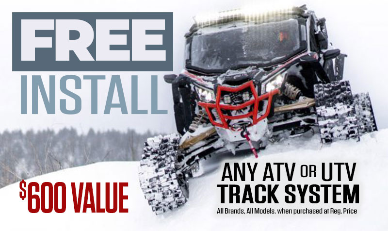 Best deal lowest price polaris can-am ATV UTV Track System near me